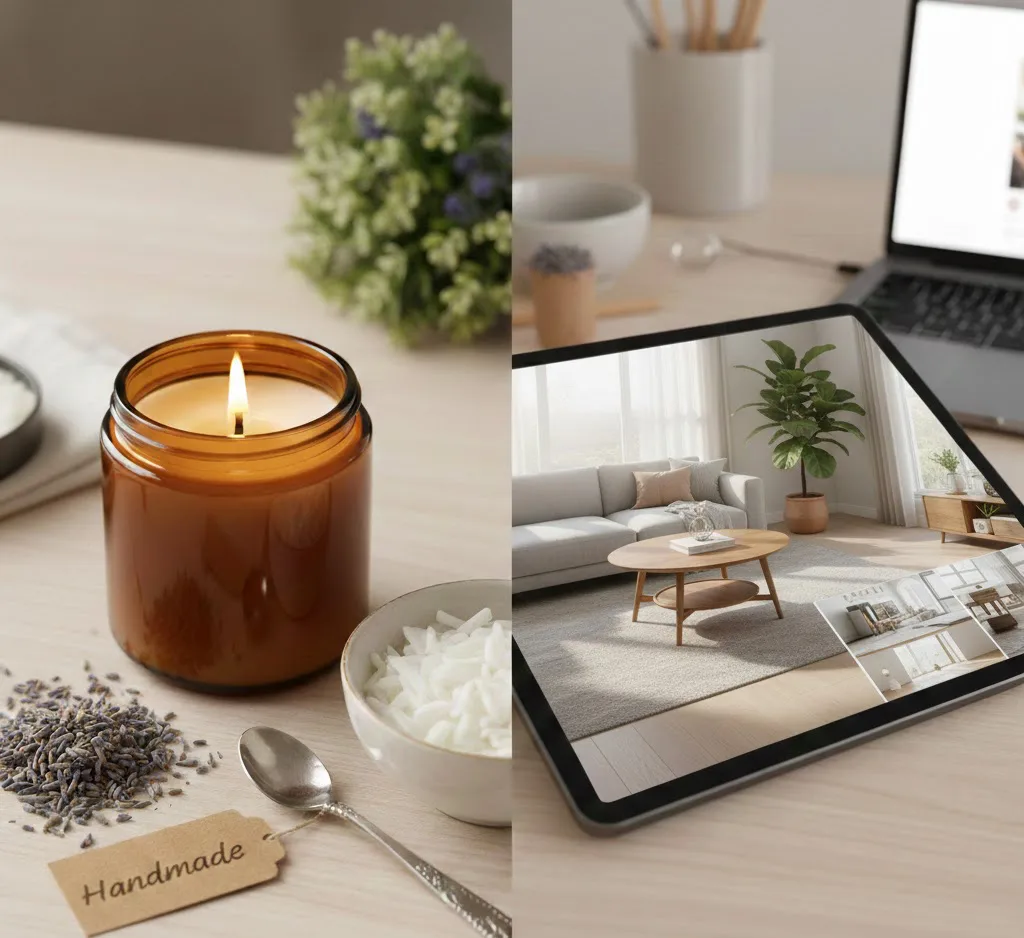 Comparativa entre curso de velas Ilumina y Crea y formación online de cerería artesanal.