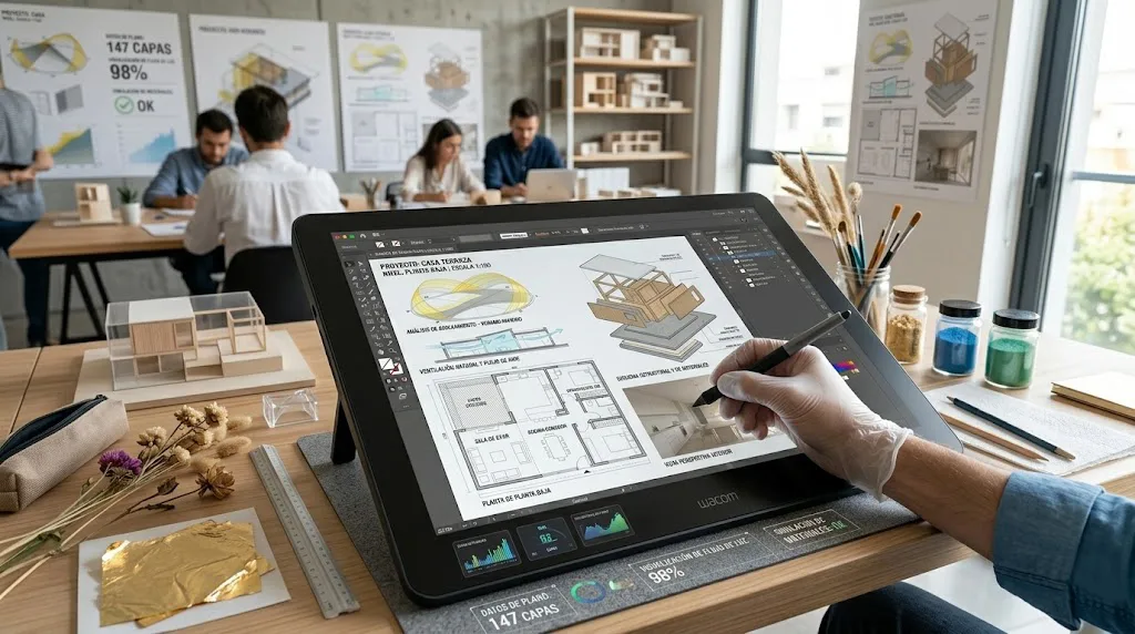 Usar Adobe Illustrator para presentar planos arquitectónicos paso a paso