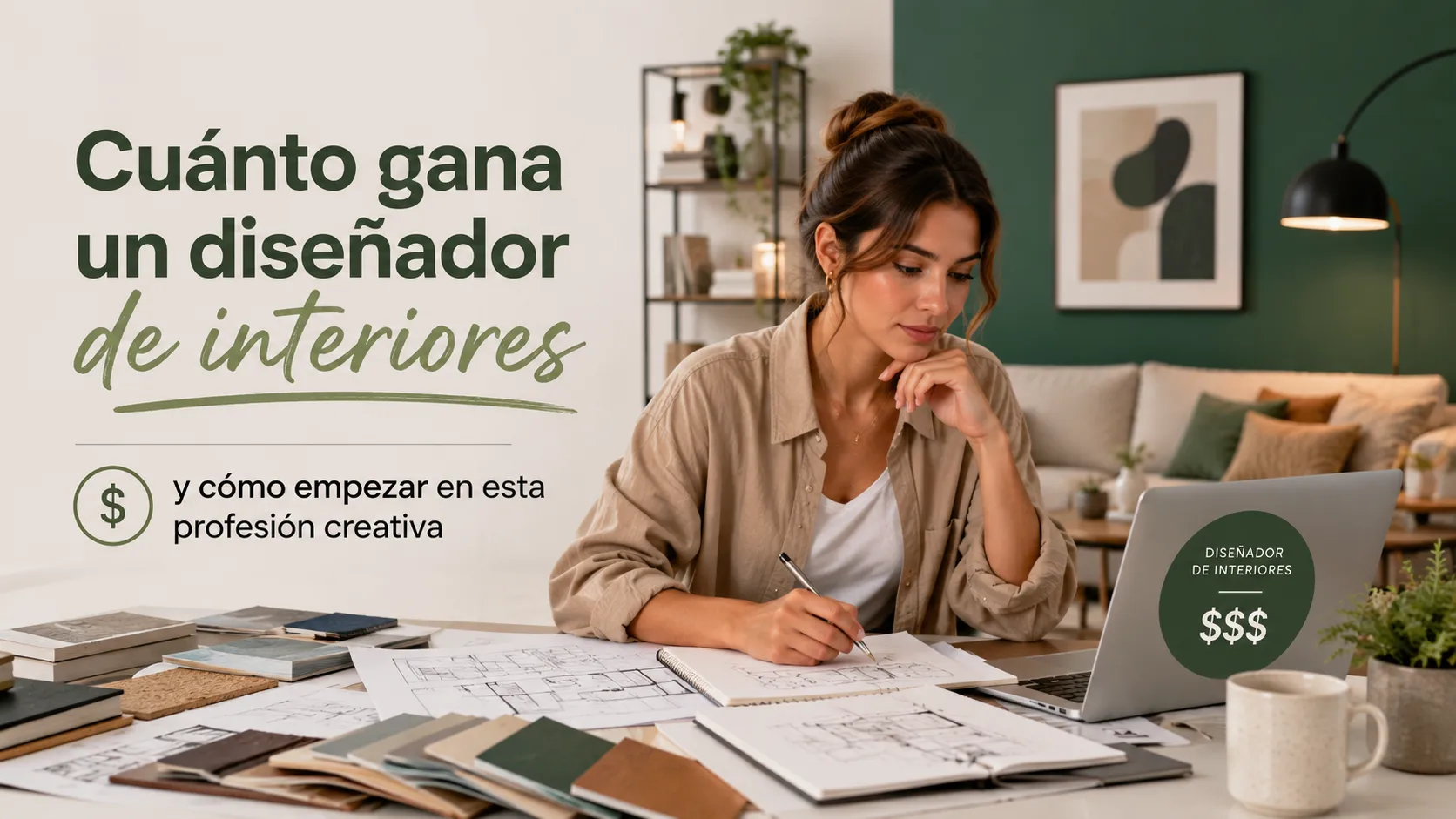 📐 Cuánto gana un diseñador de interiores y cómo empezar en esta profesión creativa