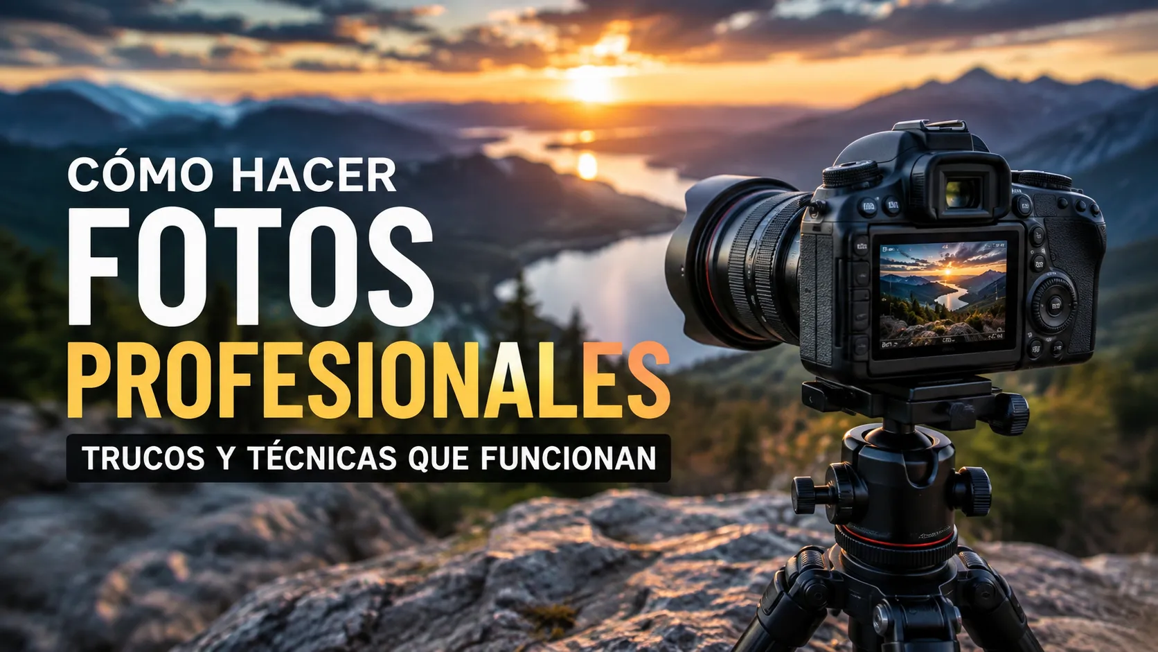 📸 Cómo hacer fotos profesionales con una cámara: trucos y técnicas que funcionan
