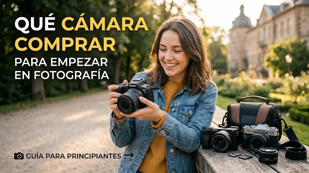 📸 Qué cámara comprar para empezar en fotografía: guía para principiantes